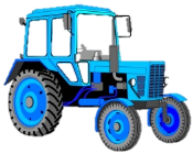 Синий трактор - картинка №10187 | Printonic.ru